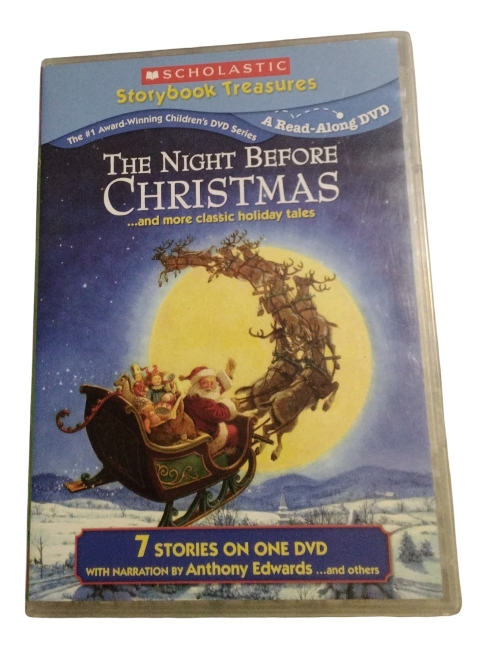 Scholastic "The Night Before Christmas" & "A Very Brave Witch" Storybook DVD